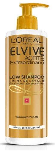 Aceite Extraordinario Low Shampoo Crema de Lavado Elvive mejor precio