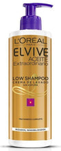 Aceite Extraordinario Low Shampoo Crema de Lavado Elvive mejor precio