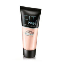 Fit Me Matte + Poreless Base de Maquillaje Maybelline mejor precio