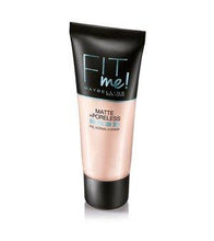 Fit Me Matte + Poreless Base de Maquillaje Maybelline mejor precio