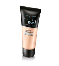 Fit Me Matte + Poreless Base de Maquillaje Maybelline mejor precio